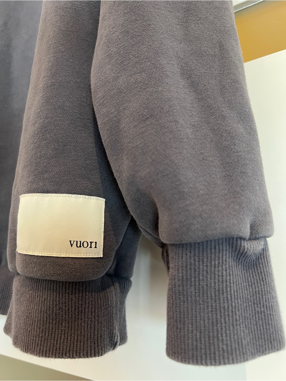 Vuori Restore Oversized Crew 2.0 Grey-Blue (Azure?) Nongender XS - Picture 4 of 7